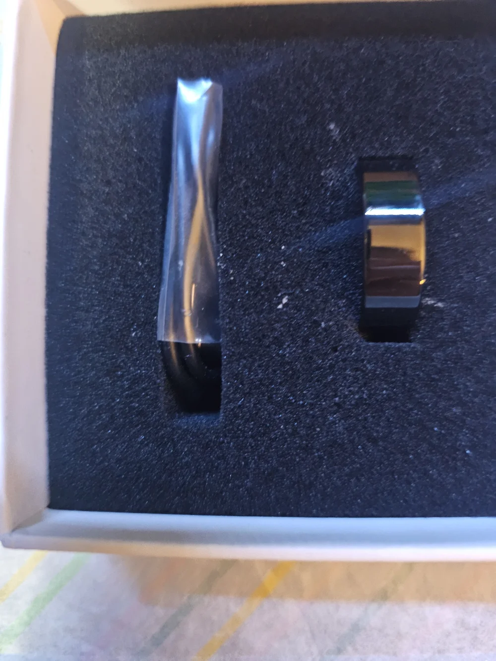 Smart Ring Health Tracker - Black